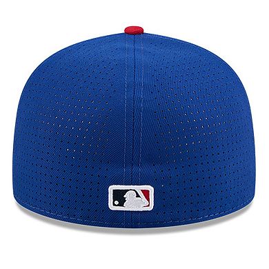 Men's New Era Blue/Red St. Louis Cardinals 2025 MLB All-Star Game Workout Side Patch 59FIFTY Fitted Hat