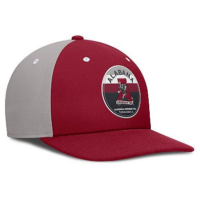 Men's Nike Crimson/Gray Alabama Crimson Tide Prep Pro Performance Snapback Hat
