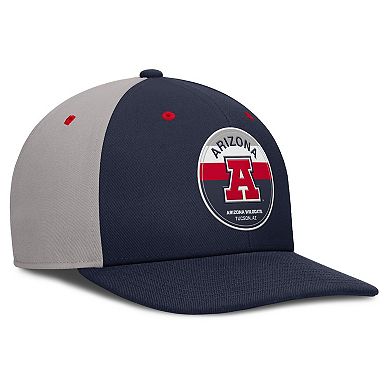 Men's Nike Navy/Gray Arizona Wildcats Prep Pro Performance Snapback Hat