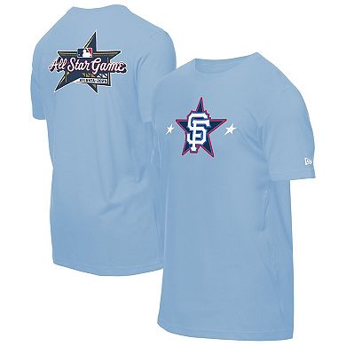 Men's New Era Light Blue San Francisco Giants 2025 MLB All-Star Game Workout T-Shirt