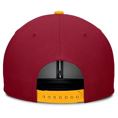 Men's Nike Cardinal/Cream USC Trojans Pro Legacy Script Snapback Hat