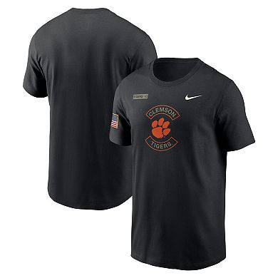 Men's Nike Black Clemson Tigers 2025 Military Appreciation Performance T-Shirt