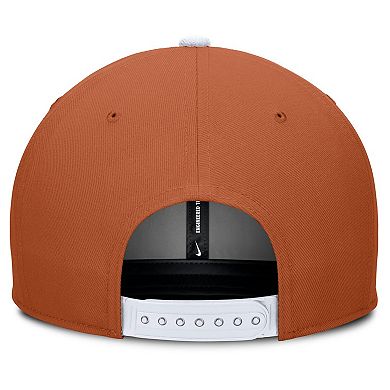 Men's Nike Texas Orange/Cream Texas Longhorns Pro Legacy Script Snapback Hat