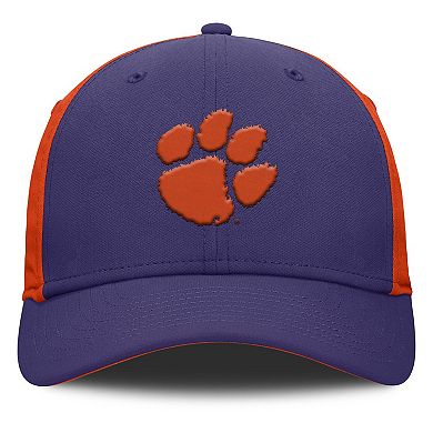 Men's Nike Purple/Orange Clemson Tigers 2025 Sideline Rise Local Performance Flex Hat