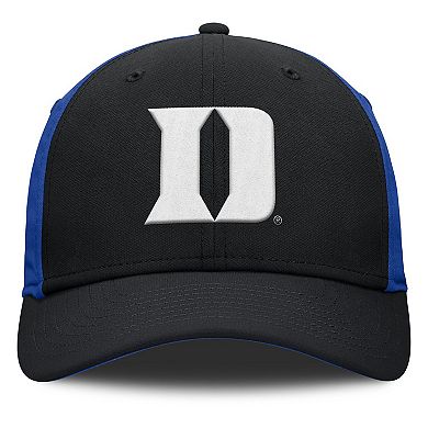 Men's Nike Black/Royal Duke Blue Devils 2025 Sideline Rise Local Performance Flex Hat