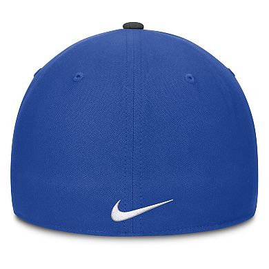 Men's Nike Black/Royal Duke Blue Devils 2025 Sideline Rise Local Performance Flex Hat