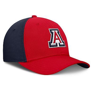 Men's Nike Red/Navy Arizona Wildcats 2025 Sideline Rise Local Performance Flex Hat