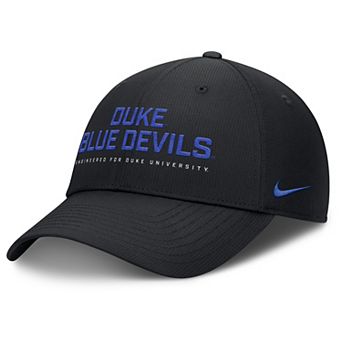Men's Nike Black Duke Blue Devils 2025 On-Field Gameday Club Adjustable Hat