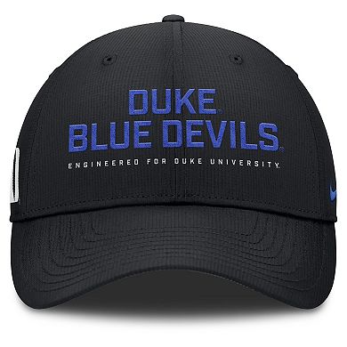 Men's Nike Black Duke Blue Devils 2025 On-Field Gameday Club Adjustable Hat