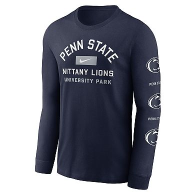 Men's Nike Navy Penn State Nittany Lions Classic Location Long Sleeve T-Shirt
