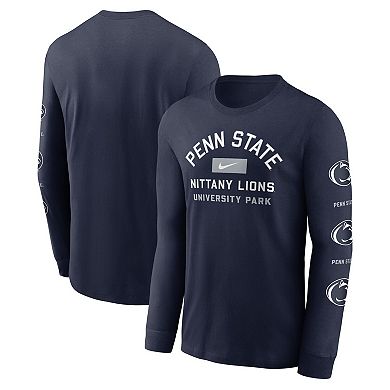 Men's Nike Navy Penn State Nittany Lions Classic Location Long Sleeve T-Shirt
