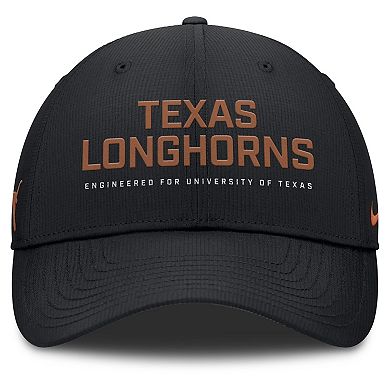 Men's Nike Black Texas Longhorns 2025 On-Field Gameday Club Adjustable Hat