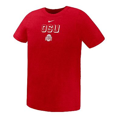 Preschool Nike Scarlet Ohio State Buckeyes Legend Performance T-Shirt