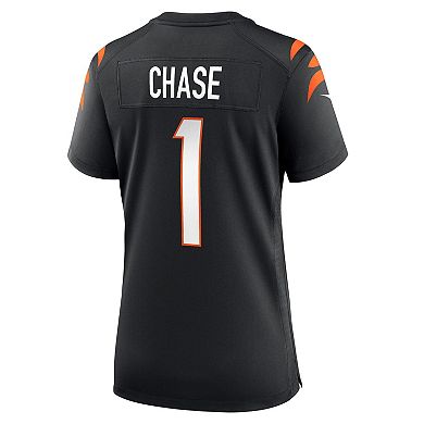 Women's Nike Ja'Marr Chase Black Cincinnati Bengals Game Jersey