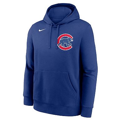 Men's Nike Pete Crow-Armstrong Royal Chicago Cubs Player Name & Number Club Fleece Pullover Hoodie