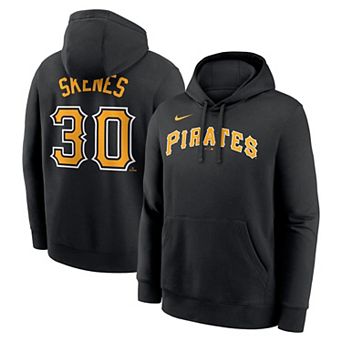 Men's Nike Paul Skenes Black Pittsburgh Pirates Player Name & Number Club Fleece Pullover Hoodie