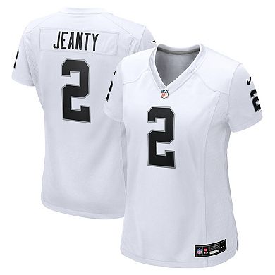 Women's Nike Ashton Jeanty White Las Vegas Raiders Game Jersey