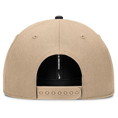 Men's Nike Khaki Atlanta Braves Rise Adjustable Hat