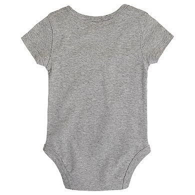 Newborn Fanatics Heather Gray Florida Panthers 2025 Stanley Cup Champions Locker Room Bodysuit