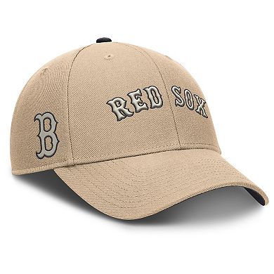 Men's Nike Khaki Boston Red Sox Rise Adjustable Hat