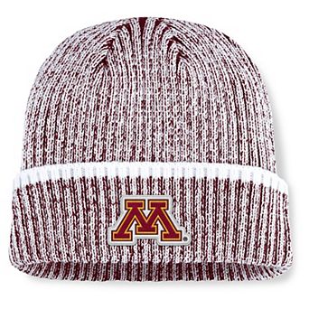 Men's Fanatics Maroon/White Minnesota Golden Gophers Haze Cuffed Knit Hat