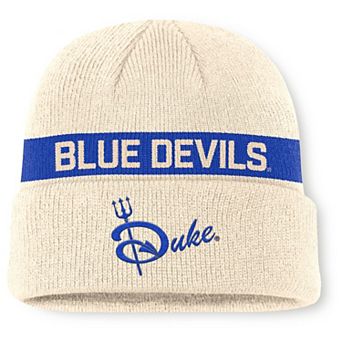 Men's Nike Natural Duke Blue Devils Peak Primetime Utility Cuffed Knit Hat