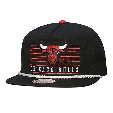 Men's Mitchell & Ness Black Chicago Bulls Ascend Deadstock Snapback Hat