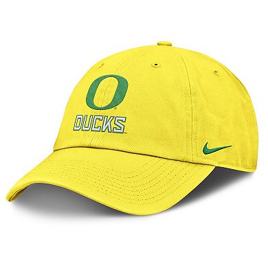 Men's Nike Yellow Oregon Ducks 2025 On-Field Club Adjustable Hat