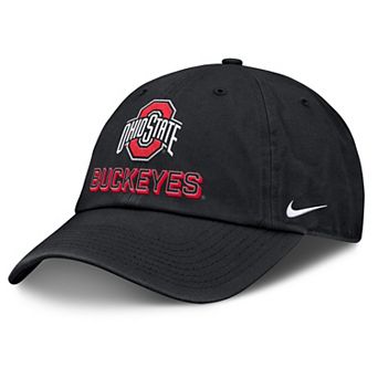 Men's Nike Black Ohio State Buckeyes 2025 On-Field Club Adjustable Hat