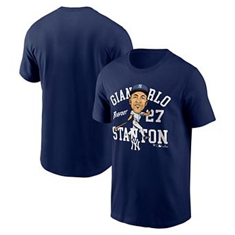 Men's Fanatics Giancarlo Stanton Navy New York Yankees Hometown Caricature T-Shirt