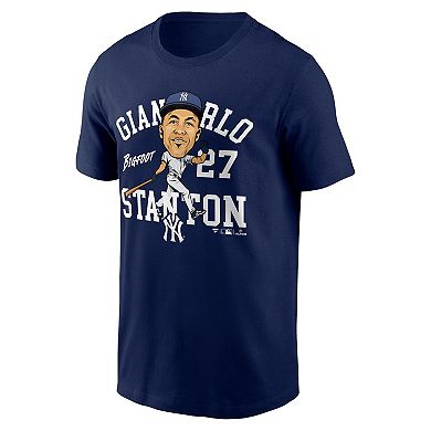 Men's Fanatics Giancarlo Stanton Navy New York Yankees Hometown Caricature T-Shirt