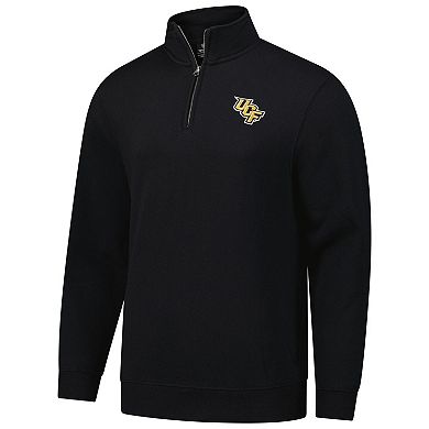 Men's Black UCF Knights Premium Quarter-Zip Fleece Pullover