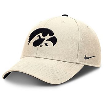 Men's Nike Natural Iowa Hawkeyes Rise Primetime Performance Trucker Adjustable Hat