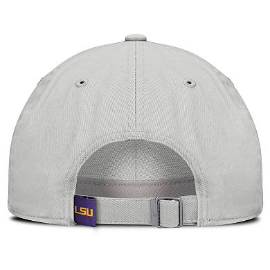 Men's Nike Gray LSU Tigers 2025 On-Field Gameday Club Adjustable Hat