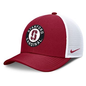 Men's Nike Cardinal/White Stanford Cardinal Rise Primetime Performance Trucker Adjustable Hat