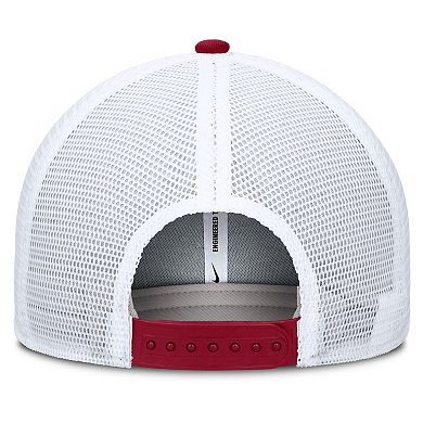 Men's Nike Cardinal/White Stanford Cardinal Rise Primetime Performance Trucker Adjustable Hat