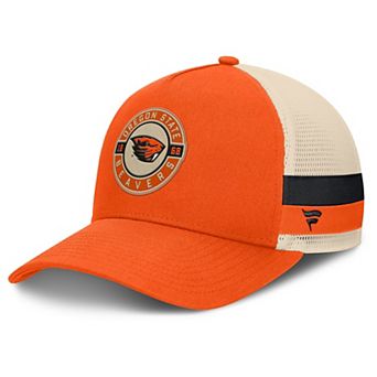 Men's Fanatics Orange/Cream Oregon State Beavers Prestige Trucker Adjustable Hat