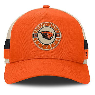 Men's Fanatics Orange/Cream Oregon State Beavers Prestige Trucker Adjustable Hat
