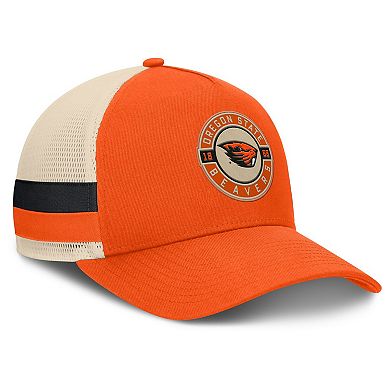 Men's Fanatics Orange/Cream Oregon State Beavers Prestige Trucker Adjustable Hat