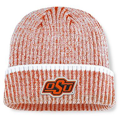 Men's Fanatics Orange/White Oklahoma State Cowboys Haze Cuffed Knit Hat