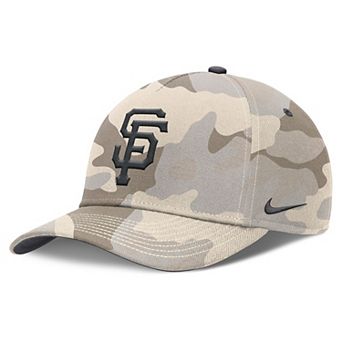 Men's Nike Natural San Francisco Giants Camo Pack Rise Adjustable Hat