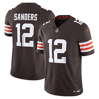 Men's Nike Shedeur Sanders Brown Cleveland Browns Team Vapor F.U.S.E. Limited Jersey