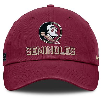 Men's Nike Garnet Florida State Seminoles 2025 On-Field Club Adjustable Hat