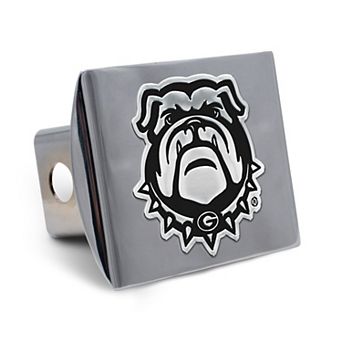 WinCraft Georgia Bulldogs Premium Metal Chrome Hitch Cover