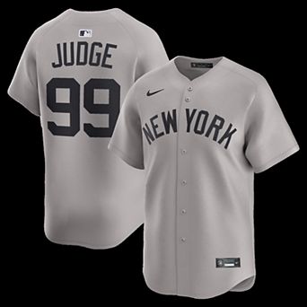 Men's Nike Aaron Judge Gray New York Yankees Road Limited Player Jersey