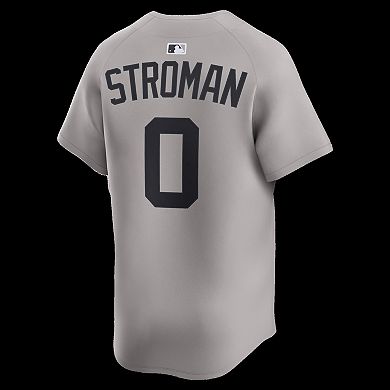 Men's Nike Marcus Stroman Gray New York Yankees Road Limited Player Jersey