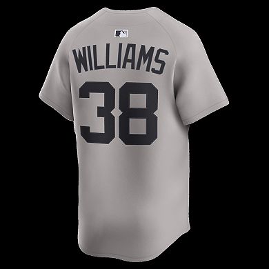 Men's Nike Devin Williams Gray New York Yankees Road Limited Player Jersey