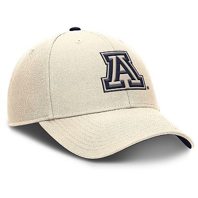 Men's Nike Natural Arizona Wildcats Rise Primetime Performance Trucker Adjustable Hat