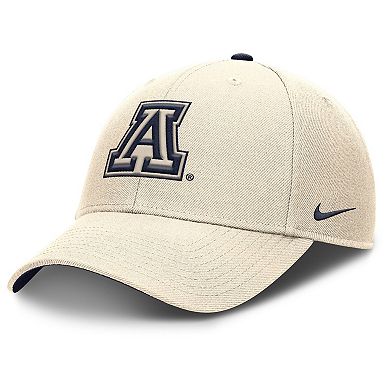 Men's Nike Natural Arizona Wildcats Rise Primetime Performance Trucker Adjustable Hat