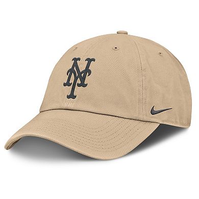 Men's Nike Khaki New York Mets Club Adjustable Hat